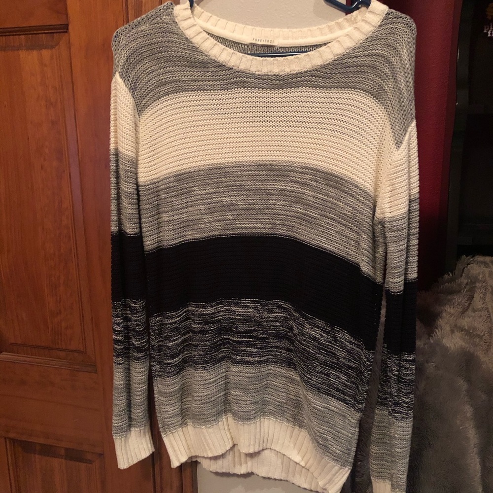 Striped cozy sweater